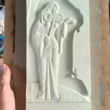 Steps of the making of the work