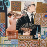 Collages intitulée "Karl" par Vanitas-Editions, Œuvre d'art originale, Collages