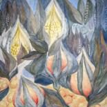 Pintura intitulada "Bisque mágico1" por Olha Chumak, Obras de arte originais, Aquarela