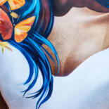 Artwork's surface or texture