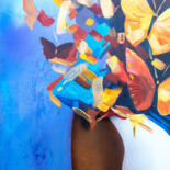 Artwork's surface or texture