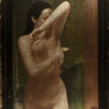 Photographie intitulée "S., 4 colour gum bi…" par Xavier Debeerst, Œuvre d'art originale, Monotype