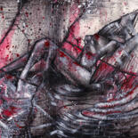 Drawing titled "Angel in hell" by O-Hido Sonia Art, Original Artwork, Pencil