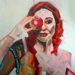 Painting titled "A Worker Bee (From…" by Piotr Kachny, Original Artwork, Oil
