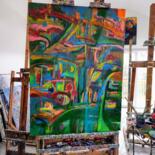 Steps of the making of the work
