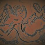 Artwork's surface or texture