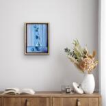 Obra presentada enmarcada