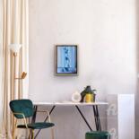 Obra presentada enmarcada