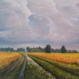 Pittura intitolato "После дождя" da Vitaliy Boreiko, Opera d'arte originale, Olio