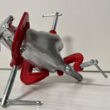 Sculpture titled "CAPTURA" by Jorge Luis Santana Pérez, Original Artwork, Resin