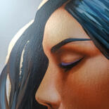 Artwork's surface or texture