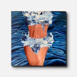 Peinture intitulée "Renaissance" par Delphine Moradi, Œuvre d'art originale, Acrylique