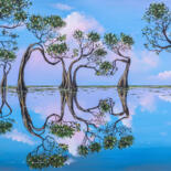 Pittura intitolato "Mangrove dance" da Alice Asnaghi, Opera d'arte originale, Acrilico
