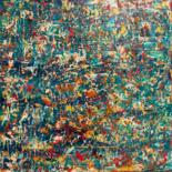Pintura titulada "Vie océanique" por Emdiart, Obra de arte original, Acrílico