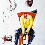 Painting titled "No More Peace" by Vaxo Lang, Original Artwork, Acrylic