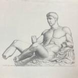 图画 标题为“Theseus - After Bar…” 由Michael E. Voss, 原创艺术品, 石墨