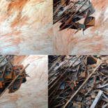 Steps of the making of the work