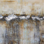 Painting titled "Post-apocalyptic wo…" by Mila Oz, Original Artwork, Acrylic Mounted on Wood Stretcher frame