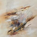 Malerei mit dem Titel "Strates 385" von Isabel Ollange, Original-Kunstwerk, Öl Auf Keilrahmen aus Holz montiert