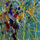 Superficie o textura de la obra de arte
