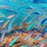 Het oppervlak of de textuur van het kunstwerk