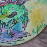 Artwork's surface or texture
