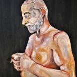 Painting titled "Freedom of Peace" by Gray Fairweather, Original Artwork, Oil Mounted on Wood Stretcher frame