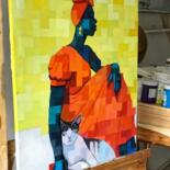 Steps of the making of the work