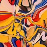 Digital Arts titled "Golden Hour" by Andrew Walaszek, Original Artwork, Digital Painting Mounted on Wood Stretcher frame