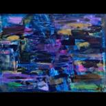 Pintura intitulada "City Lights" por Alexandra Roberts, Obras de arte originais, Acrílico