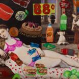 Картина под названием "Objectification Des…" - Tracy Brown, Подлинное произведение искусства, Акрил