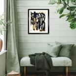 Work presented framed
