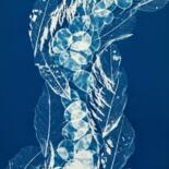 Printmaking titled "Ondulation" by Marie Nicolas - Benazet, Original Artwork, Monotype