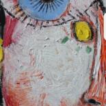 Het oppervlak of de textuur van het kunstwerk