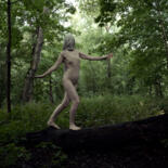 Photography titled "ge%$ / Figures coll…" by Leni Smoragdova, Original Artwork, Analog photography