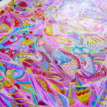 Artwork's surface or texture