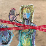 Collages intitulée "343* / Back to the…" par Leni Smoragdova, Œuvre d'art originale, Ruban adhésif