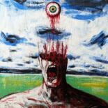 Peinture intitulée "Exodus of the mind" par Vaxo Lang, Œuvre d'art originale, Acrylique
