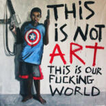 Peinture intitulée "This is not art" par Gabriel Grecco, Œuvre d'art originale, Acrylique