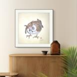 Work presented framed