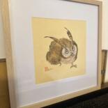Work presented framed