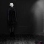 Fotografie getiteld "OT3t- / Figures col…" door Leni Smoragdova, Origineel Kunstwerk, Film fotografie Gemonteerd op Aluminium