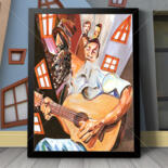 Work presented framed