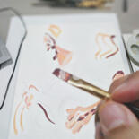 Steps of the making of the work