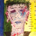 Pintura intitulada "Frankenstein" por Isabelle C. Bruggimann, Obras de arte originais