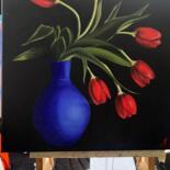 Artwork's surface or texture