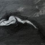 Dessin intitulée "T835 / Lemon Popsic…" par Leni Smoragdova, Œuvre d'art originale, Craie