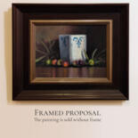 Work presented framed