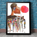 Work presented framed