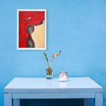 Work presented framed